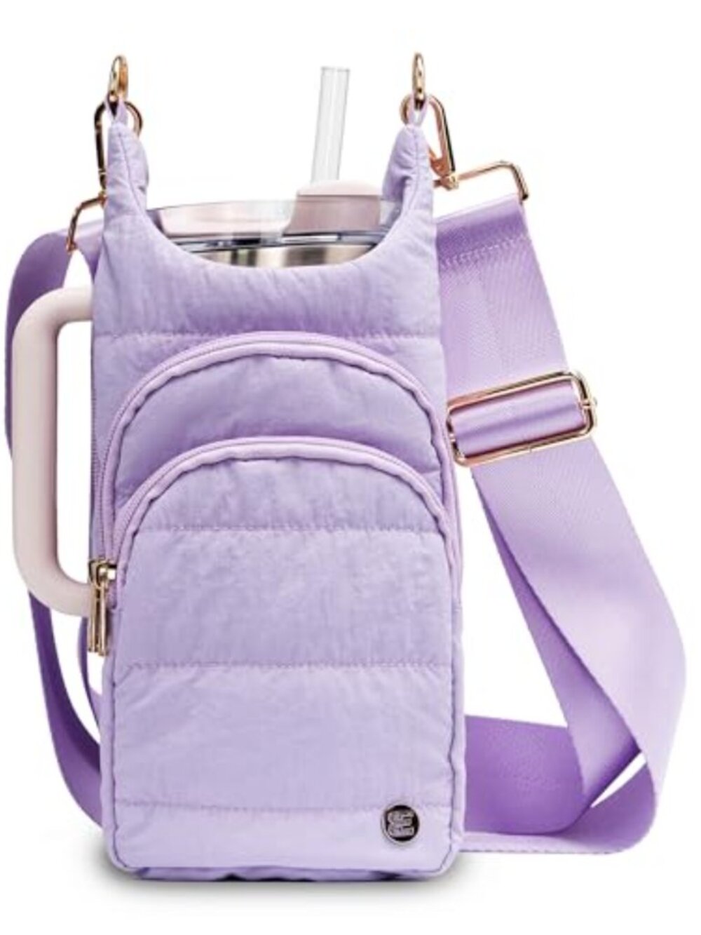 Water Bottle Holder with Strap 30/32 oz, Crossbody Carrier Bag